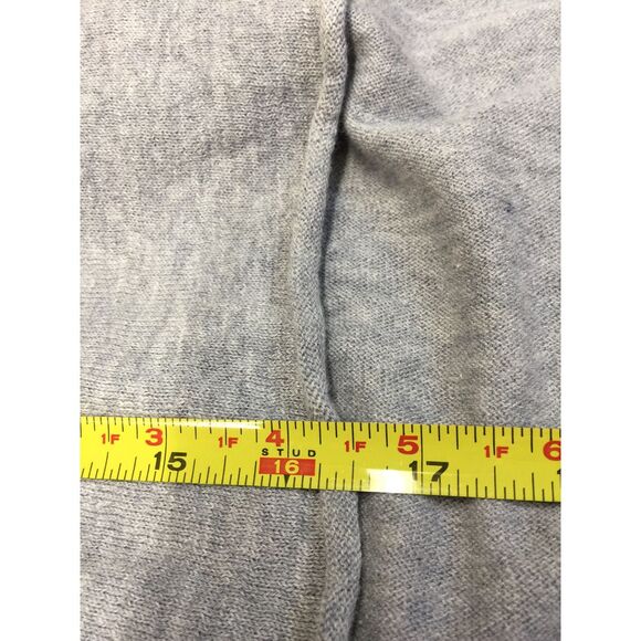 Anthropologie Knitted & Knotted Gray Hi Lo Tucked Away Cardigan Sweater M - Picture 10 of 10